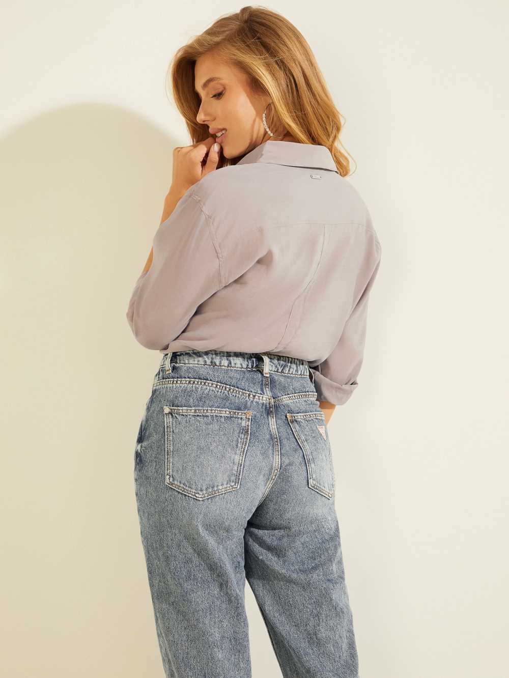 Guess Zurie Button-Down Skjorta Dam Olika Färger | 560938-YQE